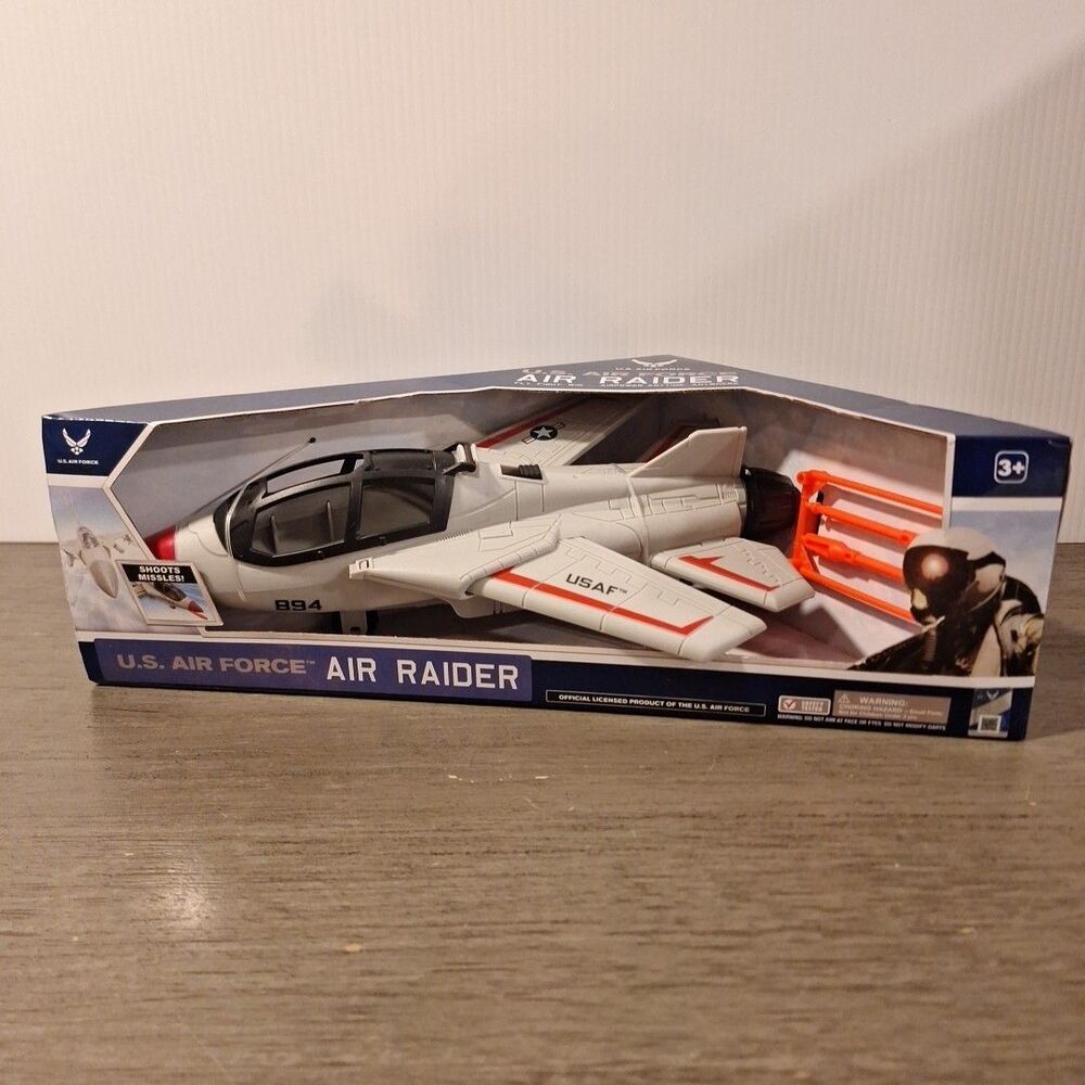 Us Airforce Air Raider Toy Plane Jet Plastic